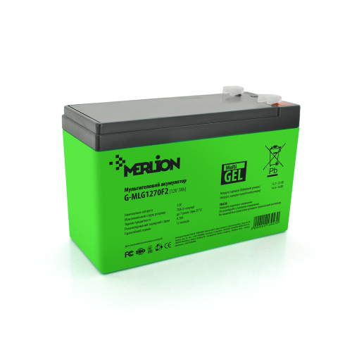 Merlion G-MLG1270F2 12V 7,0Ah, Q5 Green