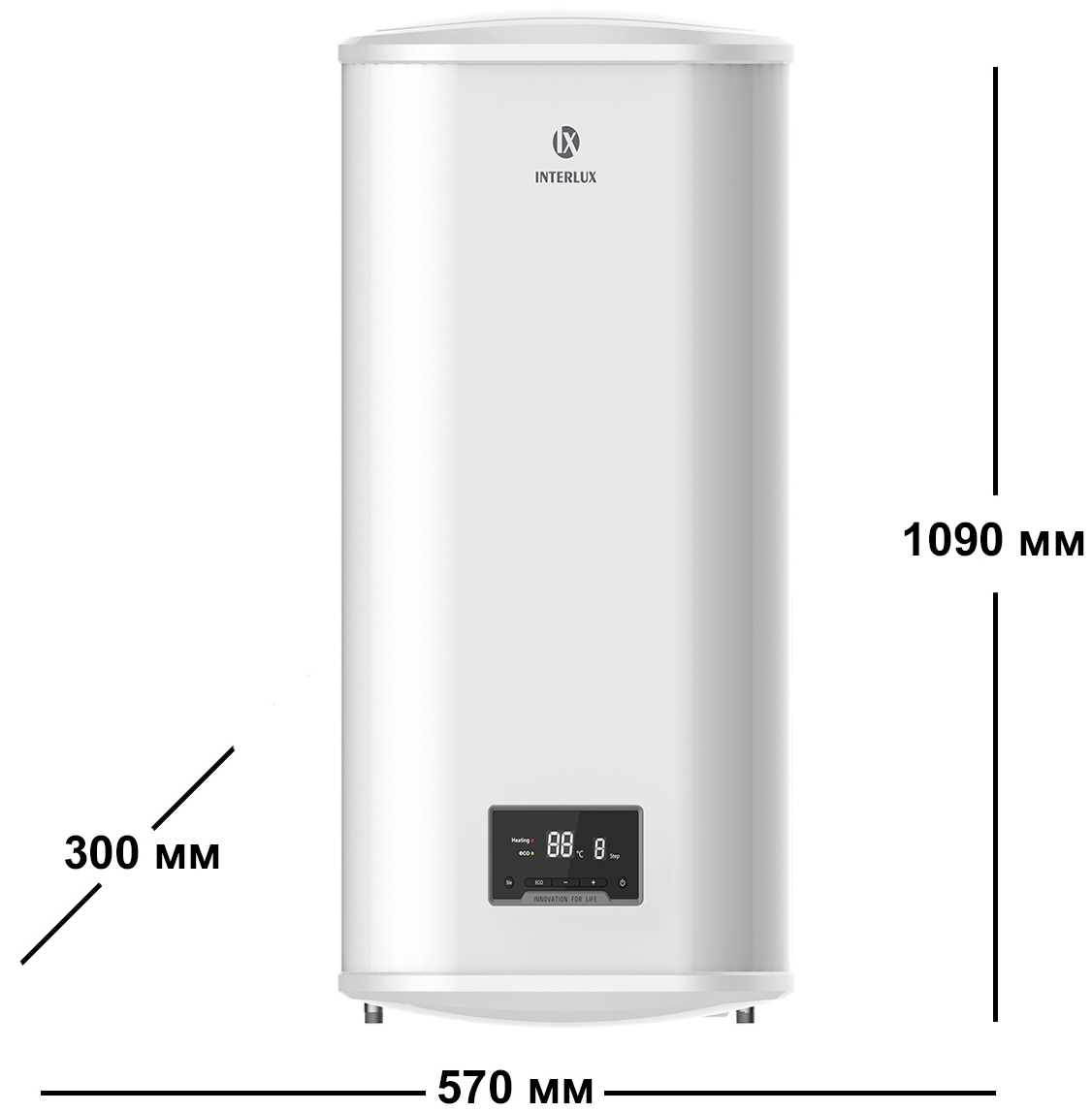 Interlux ILDH-100DM Габаритні розміри