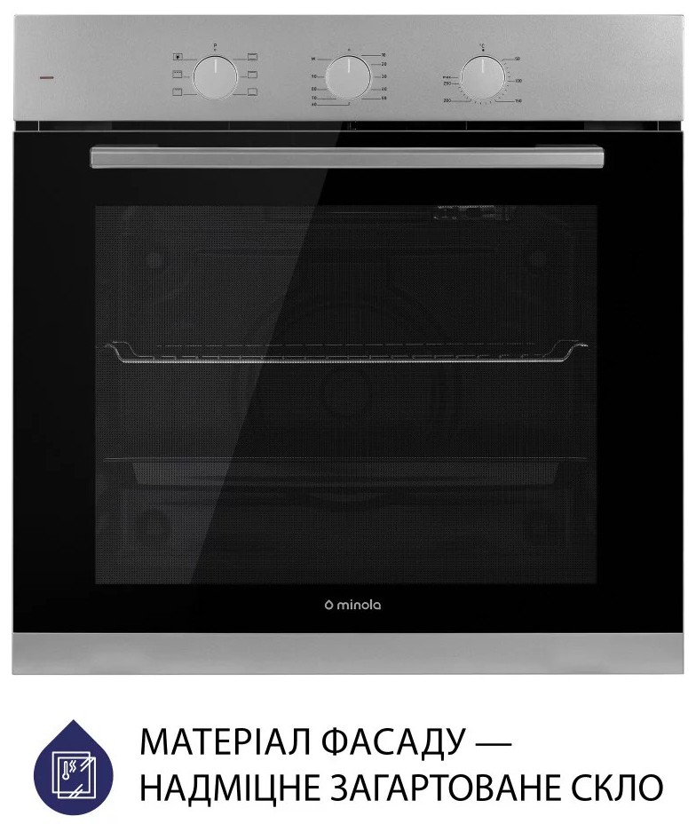 Духовой шкаф Minola EO 665 Dove Gray цена 8888 грн - фотография 2