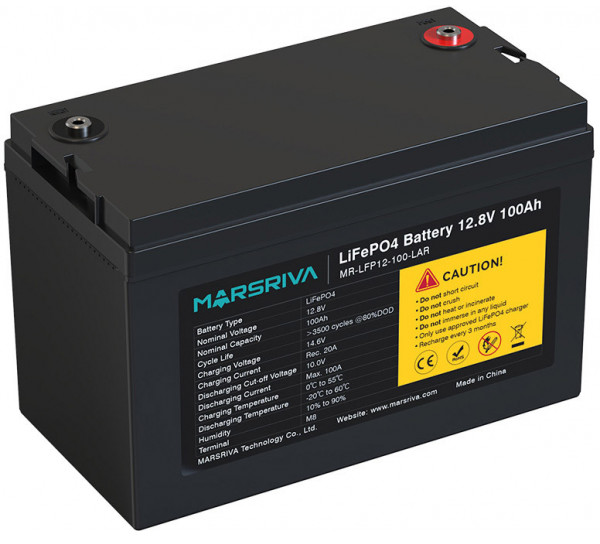 продаём Marsriva LiFePo4, 12,8 V/100Ah (MR-LFP12-100-LAR) в Украине - фото 4