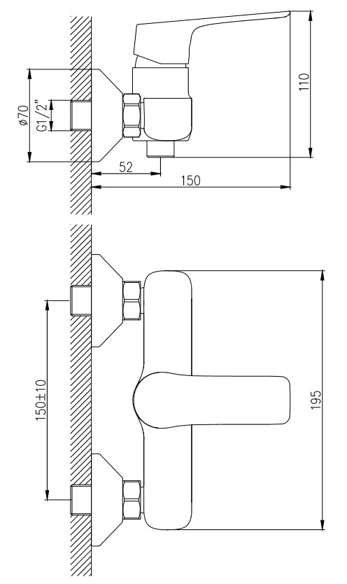 Koller Pool Kvadro Start (KS0400B) Габаритні розміри