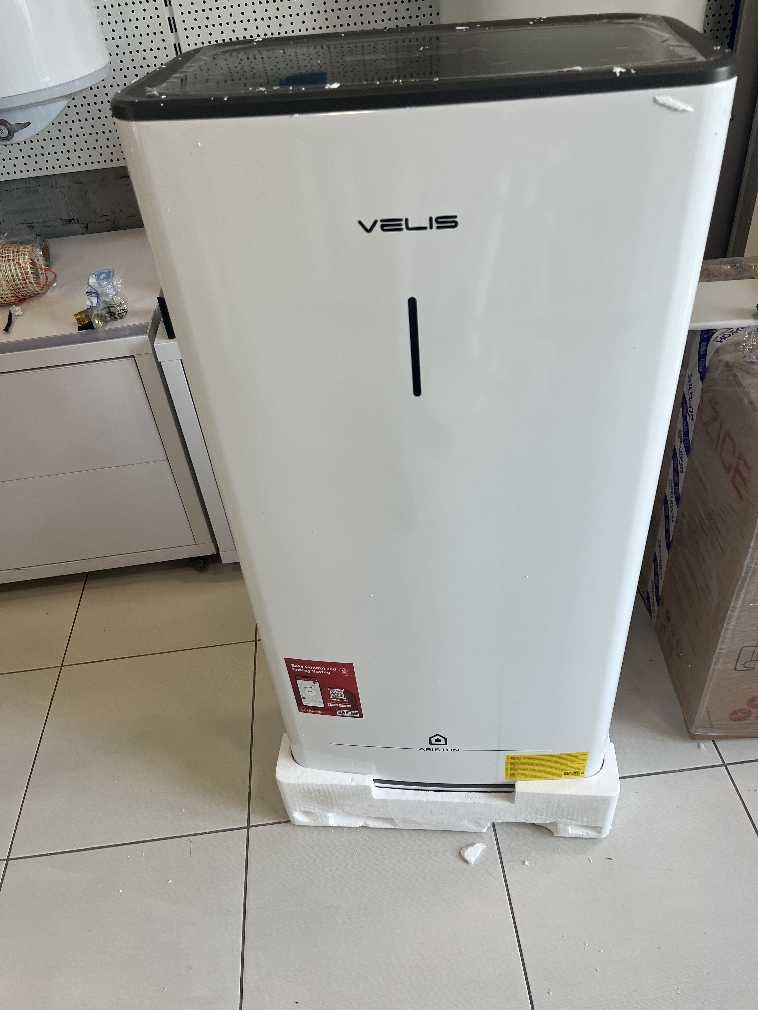 Водонагрівач Ariston VELIS PRO DRY WIFI 80 EU (3100909) уцінка ціна 16695 грн - фотографія 2