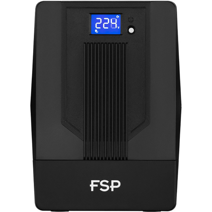 Джерело безперебійного живлення FSP IFP1500, 1500ВА/900Вт, Schuko*2+IEC*2, LCD, 230V, CE, EAC (PPF9003108)