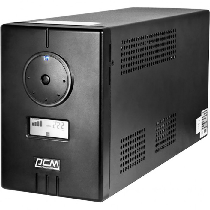 Джерело безперебійного живлення Powercom INF-500AP, 500VA/300W, USB, 2xSchuko