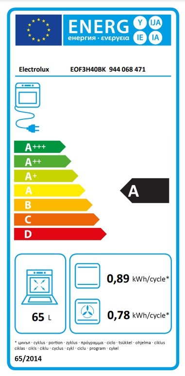 Духова шафа Electrolux EOF3H40BK характеристики - фотографія 7