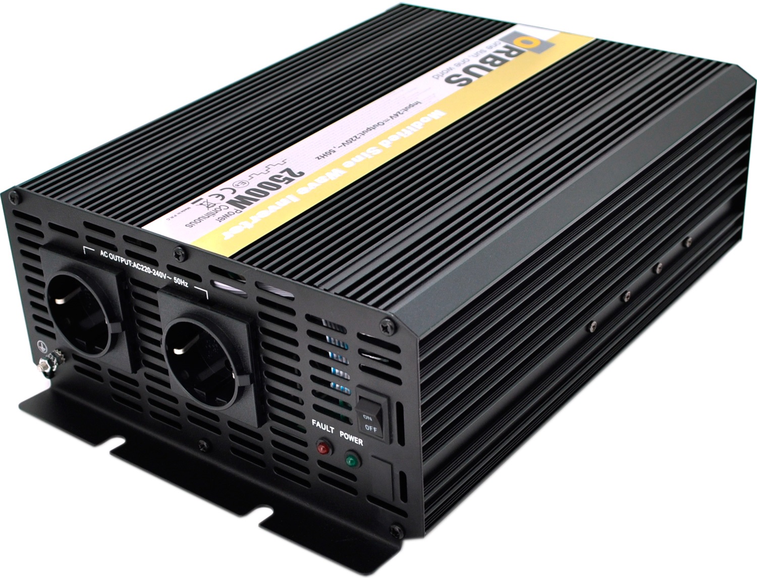 Купити інвертор напруги Orbus ORMS24-2500, 2500W, 24V в Києві