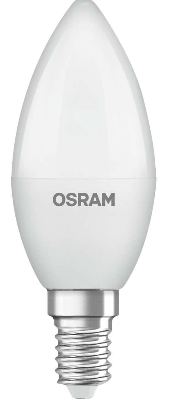 Светодиодная лампа Osram Led B40 4.9W 470Lm 2700K E14 3 шт. (4099854047091) цена 153 грн - фотография 2