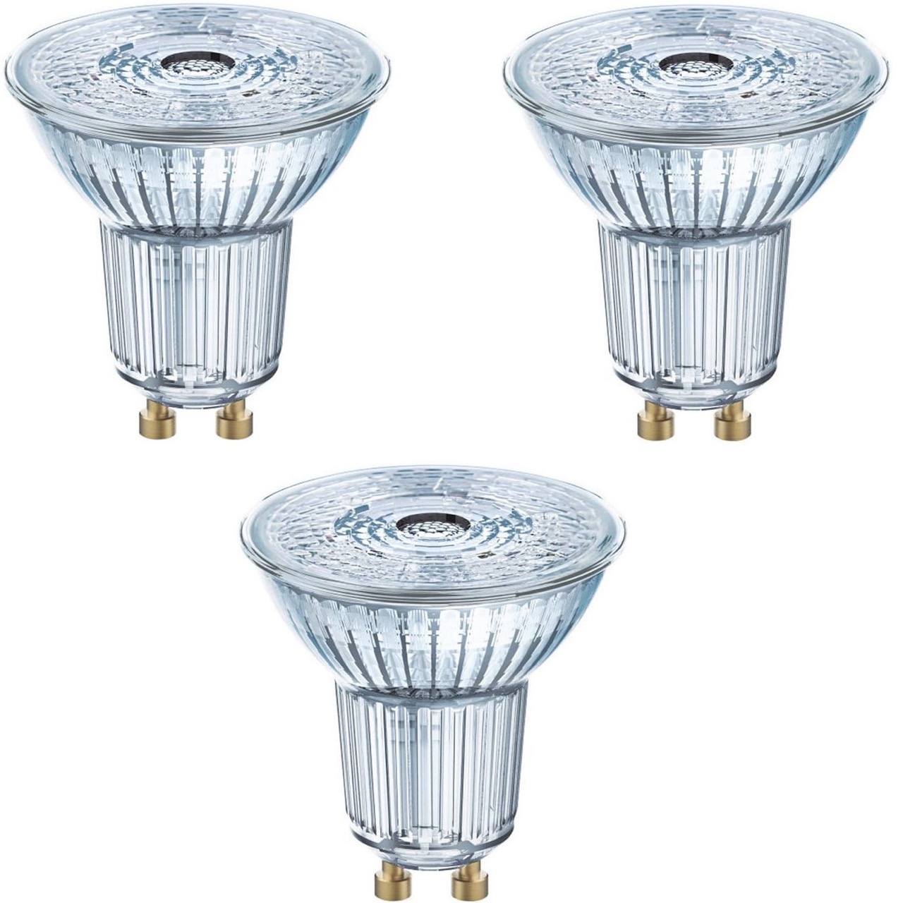 Светодиодная лампа Osram Led PAR16 4.3W 350Lm 2700K GU10 3 шт. (4058075818392) цена 198 грн - фотография 2