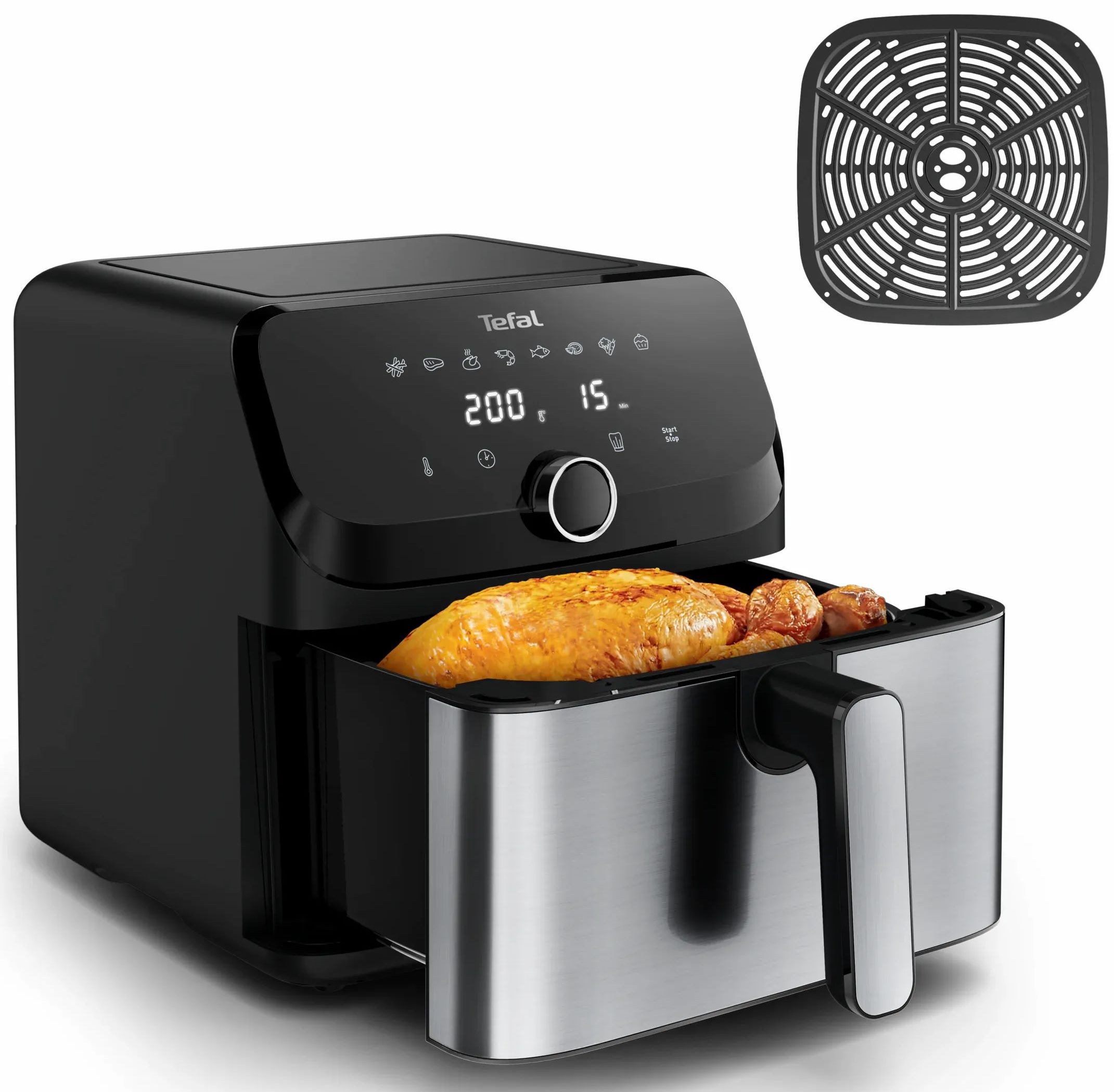 Мультипечь Tefal Easy Fry Mega EY855D10 цена 6999 грн - фотография 2