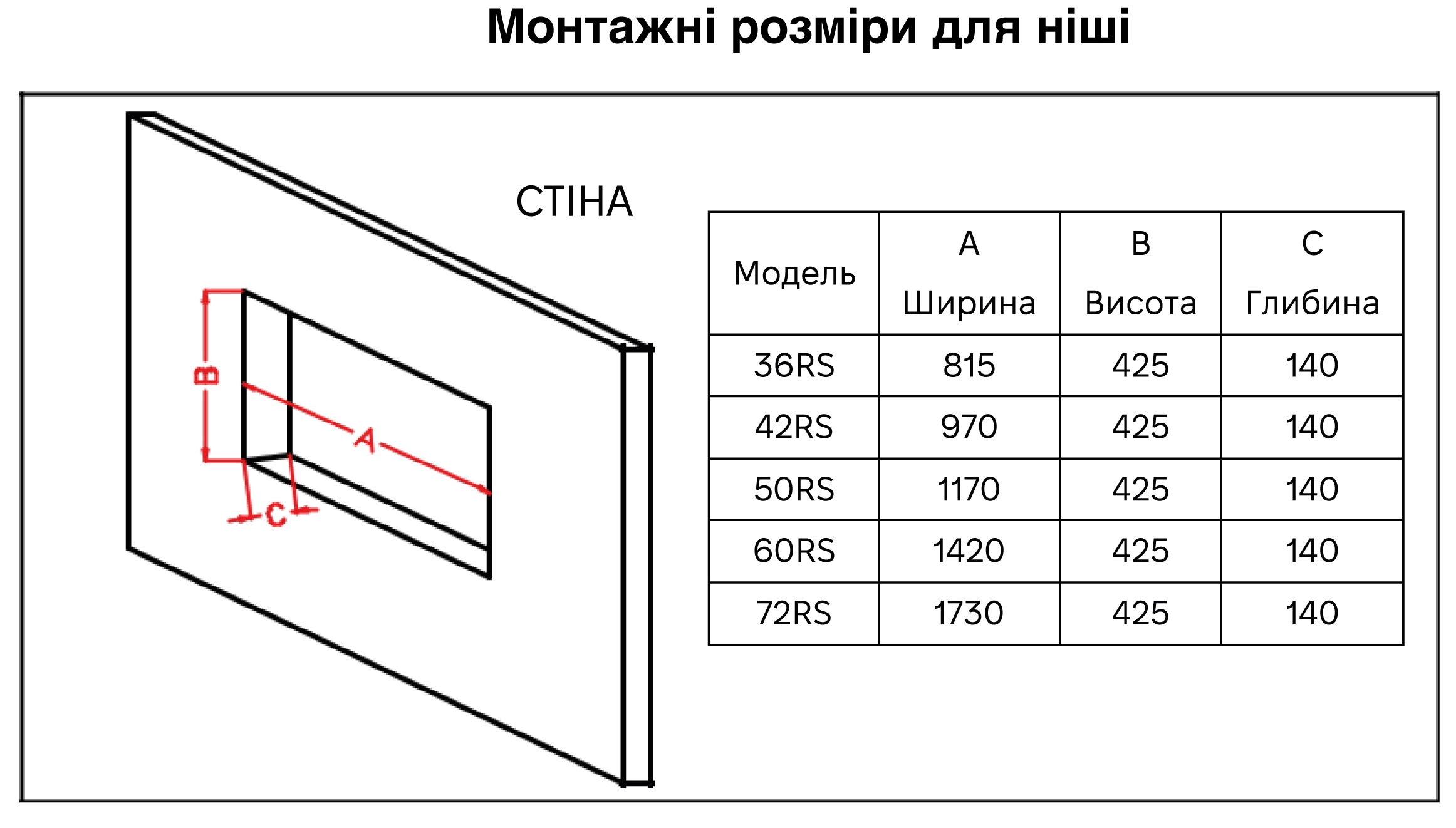 Royal Galaxy 60 RS Габаритные размеры