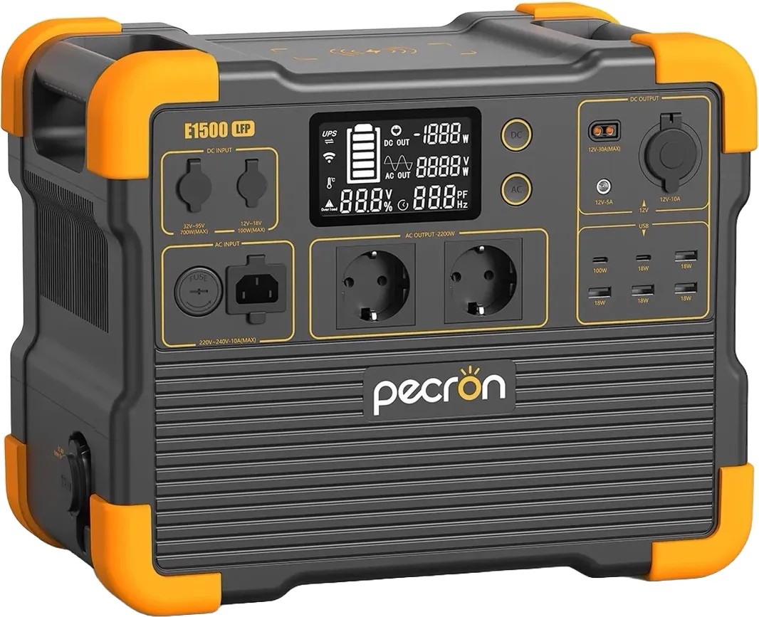 Pecron E1500LFP, 2200Вт / 1536Вт*год