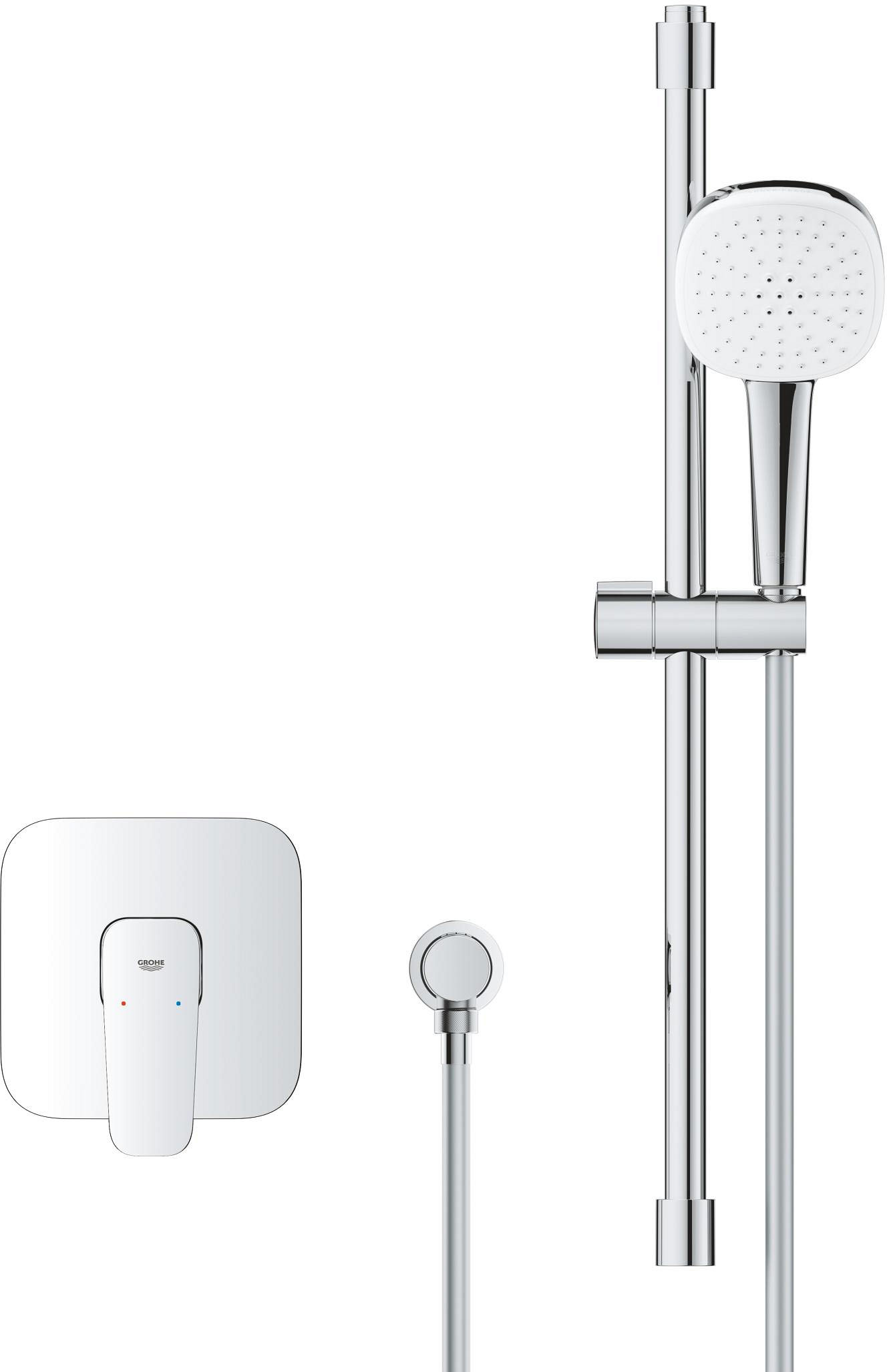 Душова система Grohe Cubeo Tempesta 110 (1053350000) ціна 9600 грн - фотографія 2