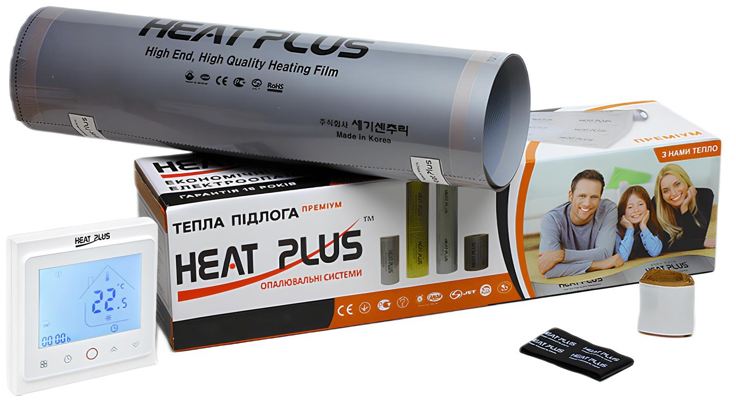 Heat Plus Premium 3м2 + терморегулятор BHT-002 Wi-Fi