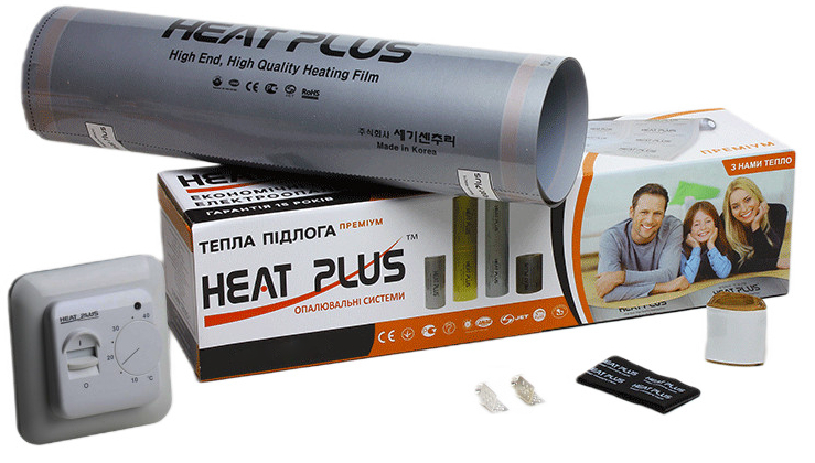 Комплект теплої підлоги Heat Plus Premium 10м2 + терморегулятор M5.16