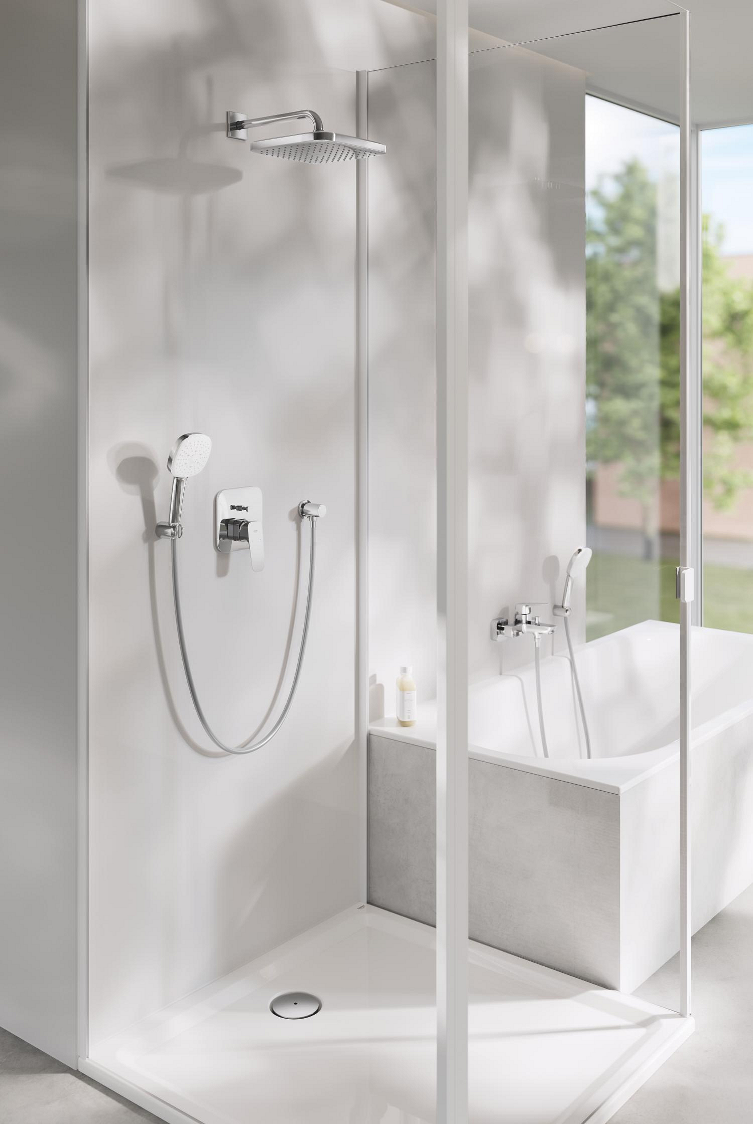 Смеситель для ванны Grohe Cubeo 1018130000 обзор - фото 8