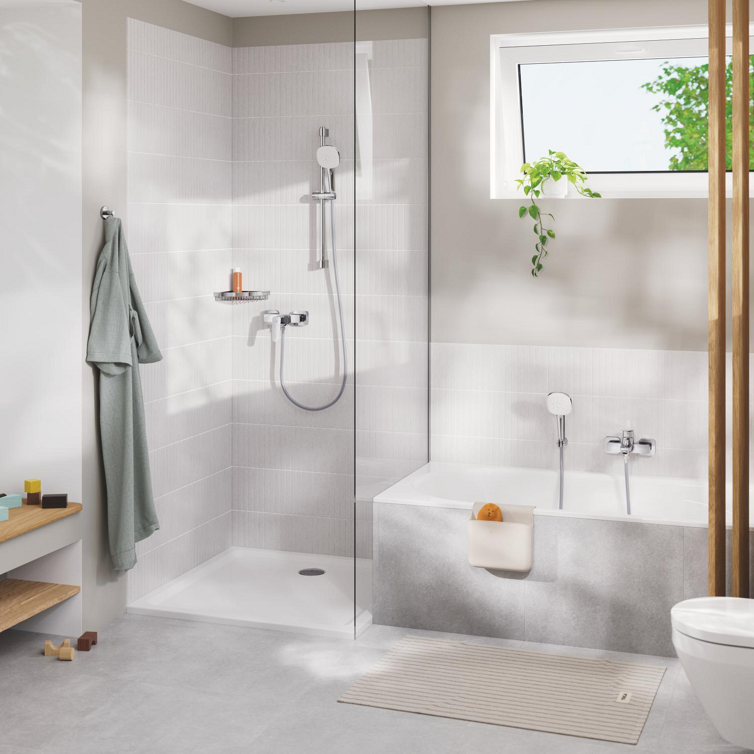 Смеситель для ванны Grohe Cubeo 1018130000 внешний вид - фото 9