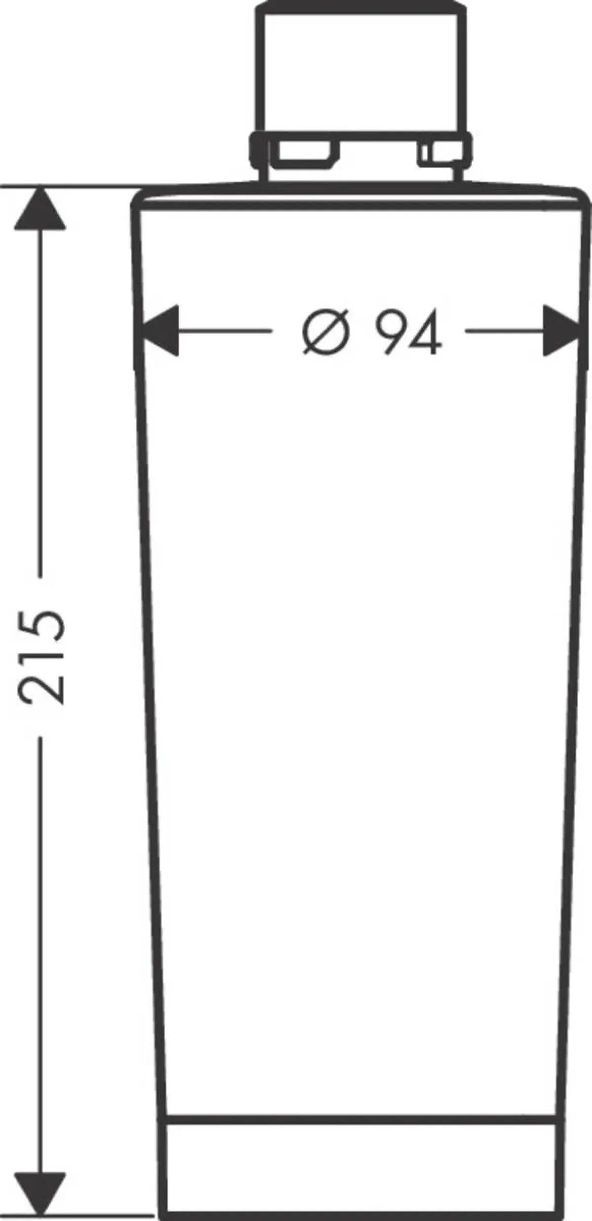 Hansgrohe Aqittura M91 (76815000) Габаритні розміри