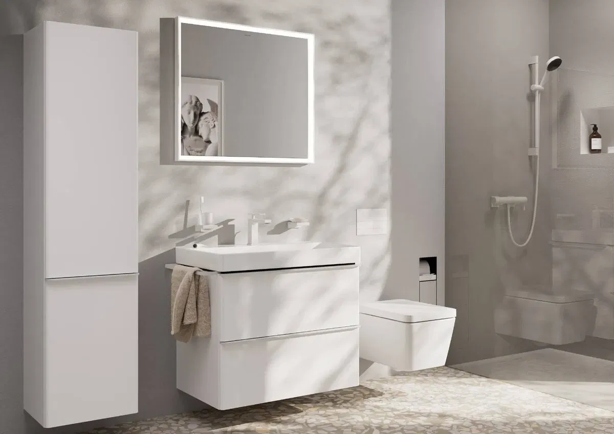 Смеситель для умывальника Hansgrohe Tecturis E 73010700 цена 14291 грн - фотография 2