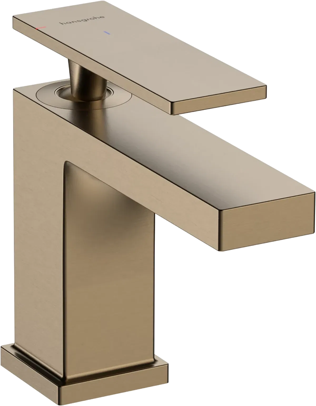 Смеситель для умывальника Hansgrohe Tecturis E 80 CoolStart Brushed Bronze (73002140)