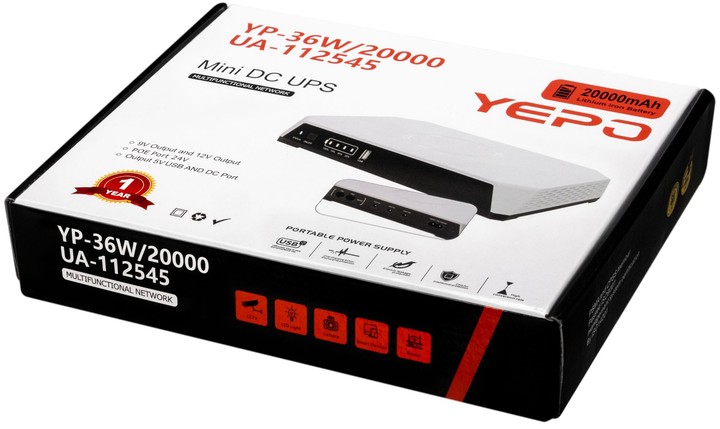 Yepo Mini DC-UPS YP-36W (UA-112545) в магазині в Києві - фото 10