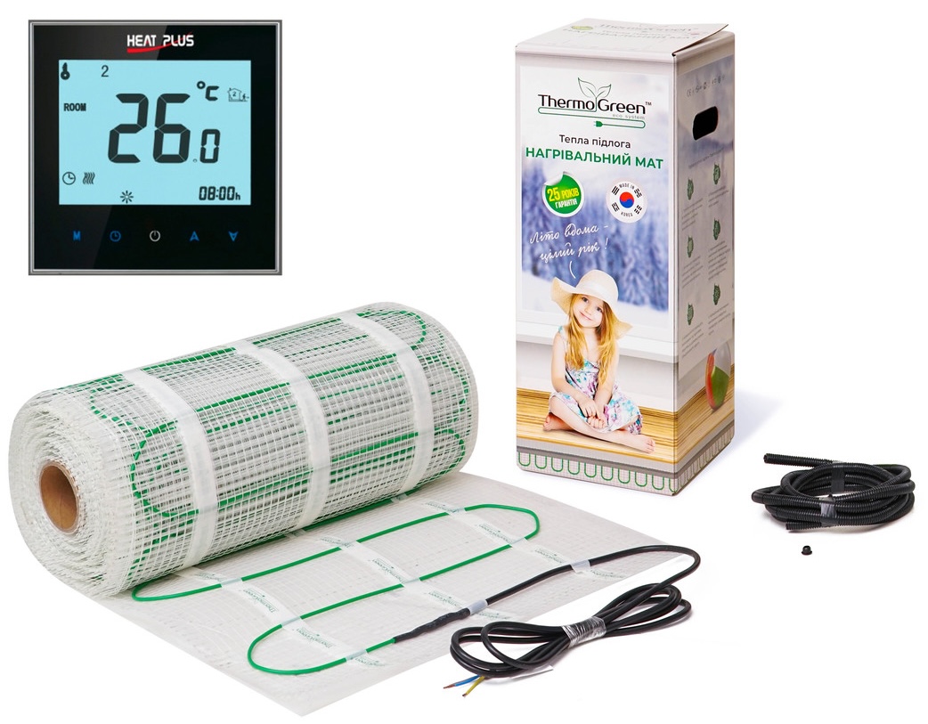 ThermoGreen 150Вт/м2 TGMT 2м2 + терморегулятор Iteo 4