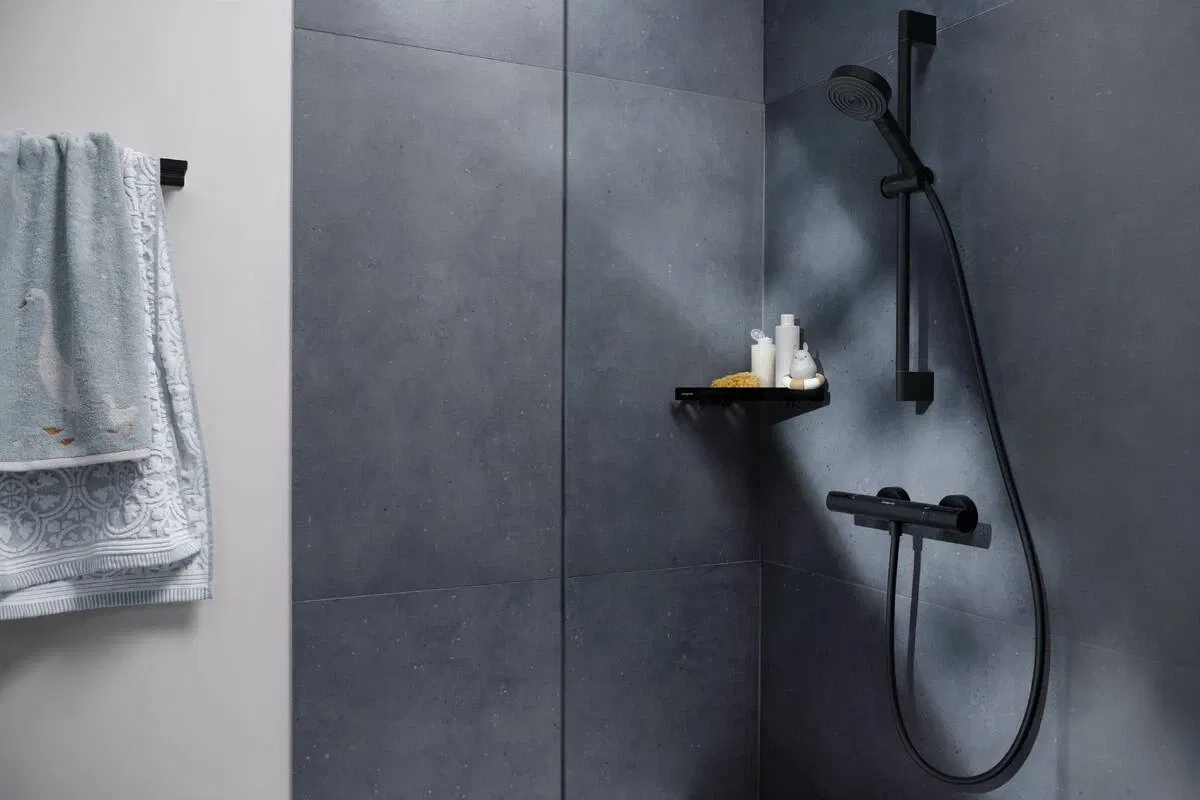 в продаже Смеситель с термостатом Hansgrohe Ecostat Element Matt Black 13346670 - фото 3