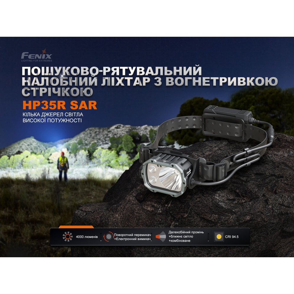 Ліхтарик Fenix HP35R SAR інструкція - зображення 6