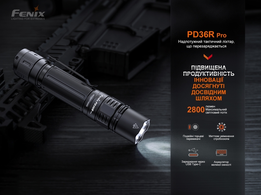 Набір ліхтарів Fenix PD36R Pro + MINI-LITE характеристики - фотографія 7