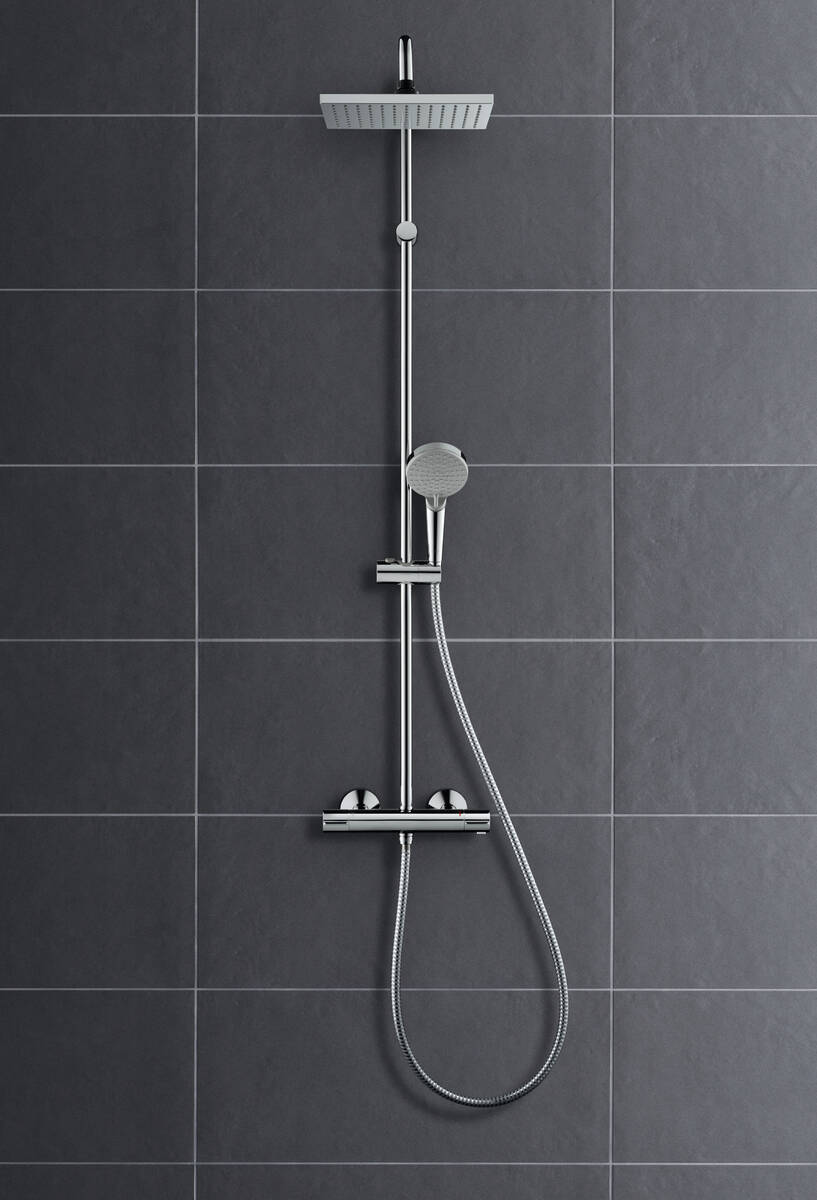 Душова система Hansgrohe Vernis Shape Showerpipe 230 1jet Chrome 26319000 відгуки - зображення 5