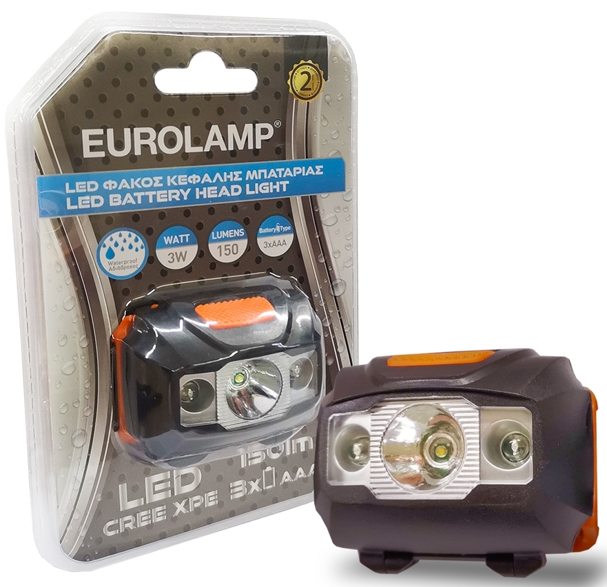 Eurolamp HL-3W(black)ст