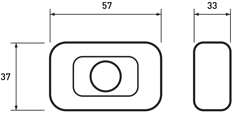 Euroelectric HL-2W(EE) Габаритные размеры