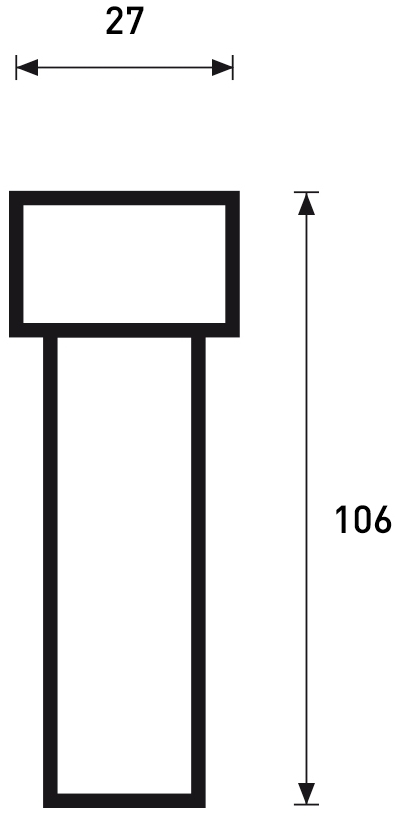 Euroelectric FLASH-2W(EE) Габаритные размеры