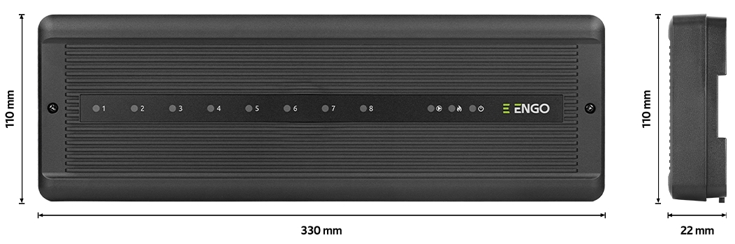 Engo Controls Box ECB8-230 (932331460) Габаритные размеры