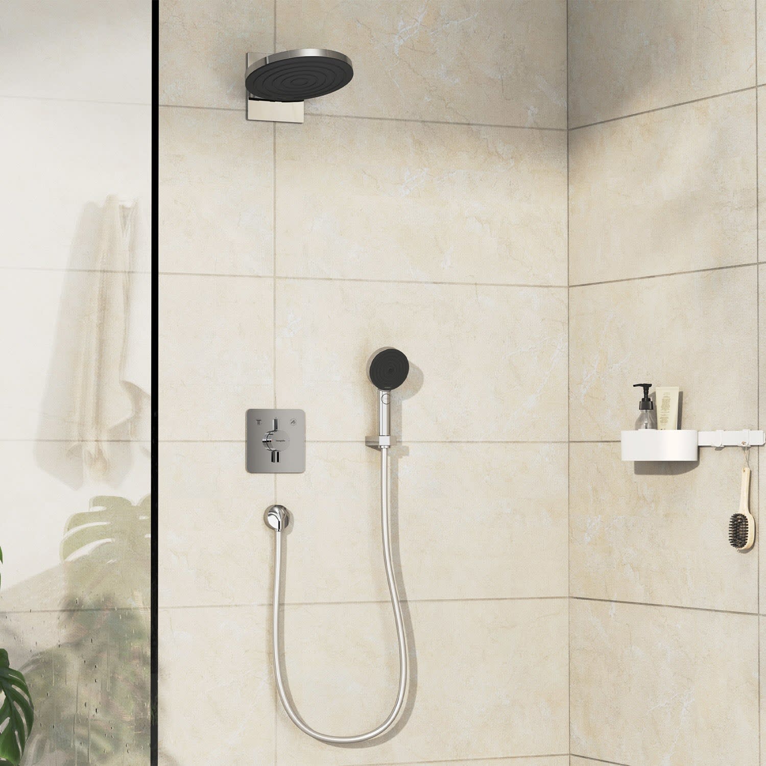 в продажу Зовнішня частина змішувача Hansgrohe DuoTurn Q Chrome 75414000 - фото 3