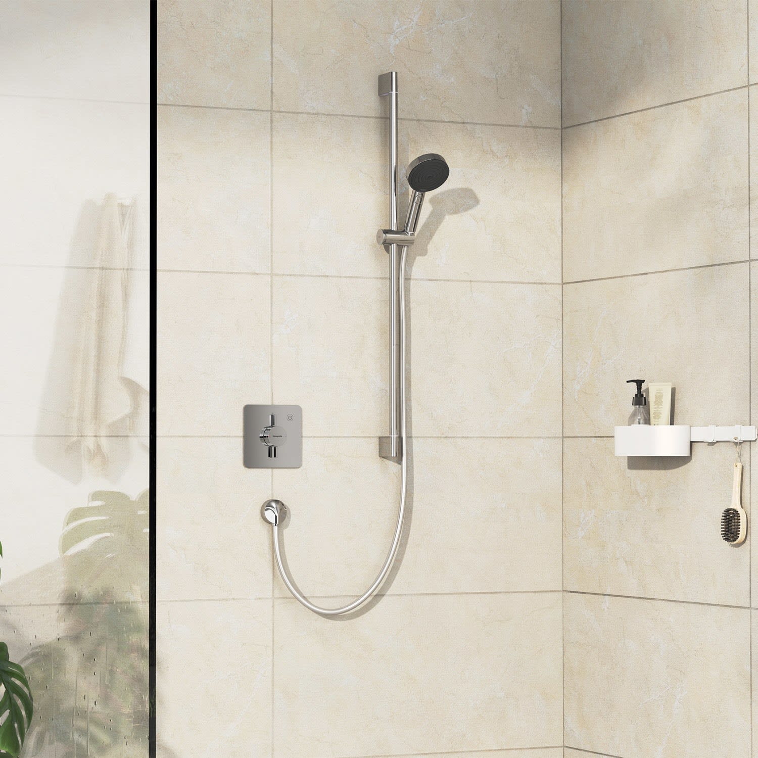 в продаже Внешняя часть смесителя Hansgrohe DuoTurn Q Chrome 75614000 - фото 3