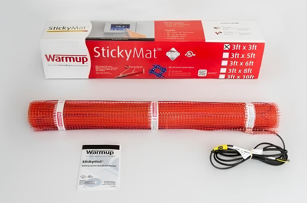 Мат нагревательный Warmup StickyMat PVC150 1m2 150W цена 3533 грн - фотография 2