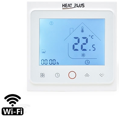 Терморегулятор Heat Plus BHT-002 Wi-Fi White ціна 2357 грн - фотографія 2