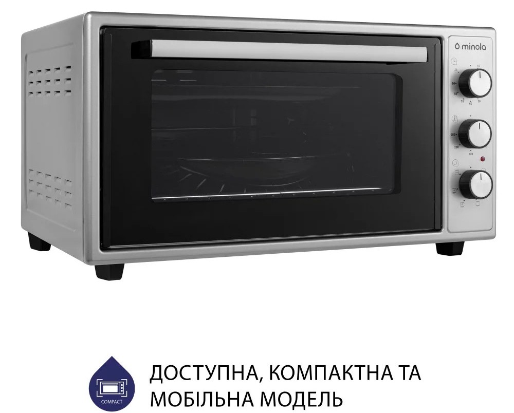 Электрическая печь Minola FOET 4815 GR цена 4799 грн - фотография 2