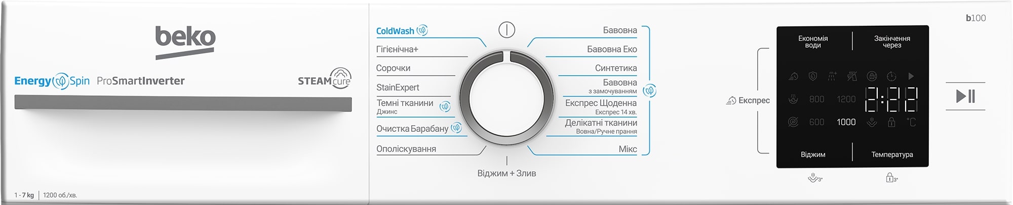 Стиральная машина Beko BM1WFSU37233WW характеристики - фотография 7