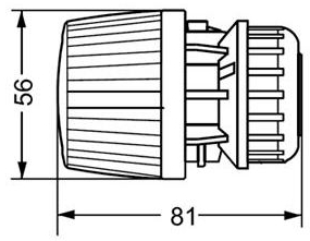 Danfoss RA2940 (013G2940) Габаритні розміри