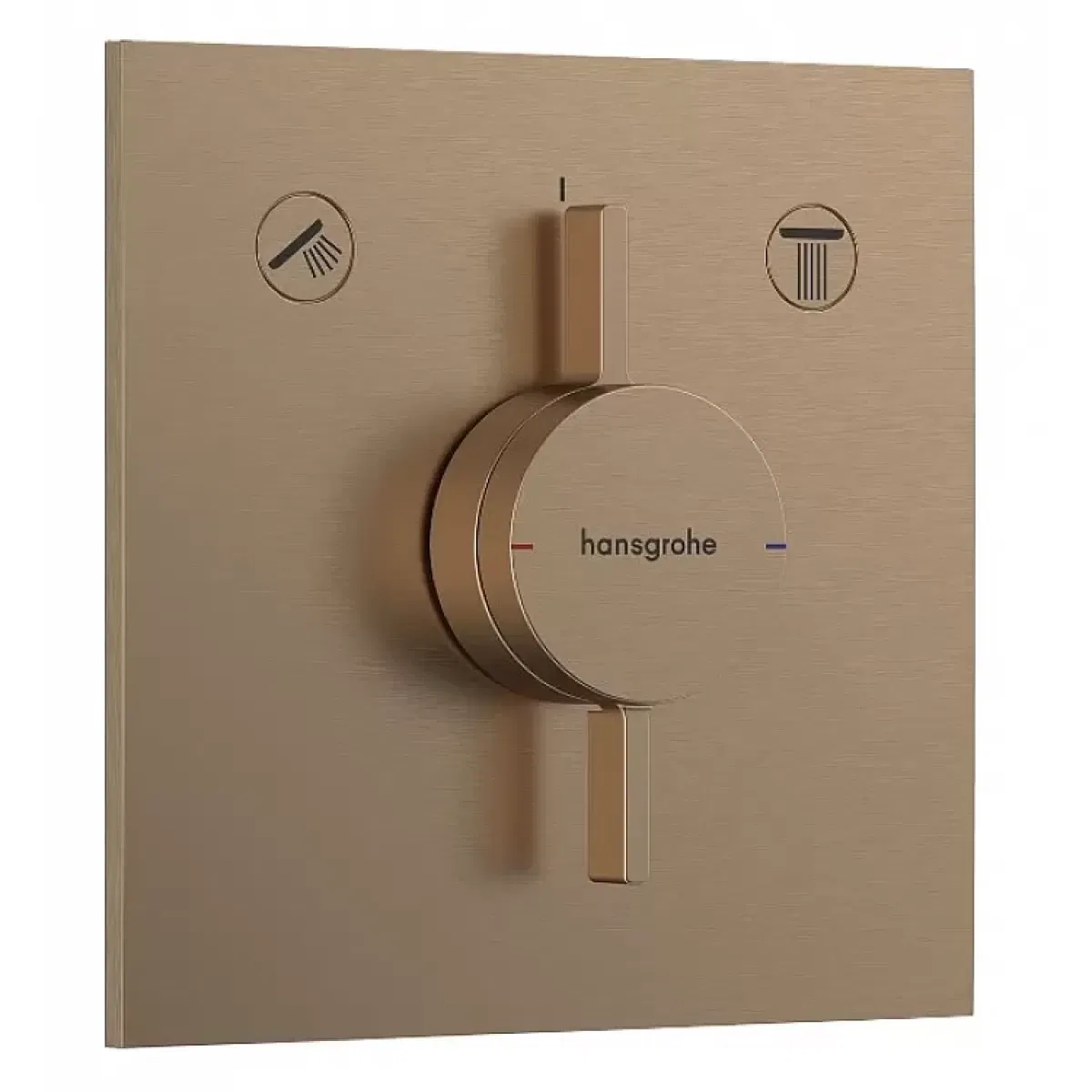 Бронзовий змішувач Hansgrohe DuoTurn E Brushed Bronze 75417140