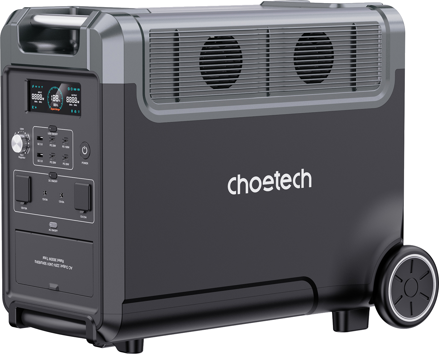 Портативна зарядна станція Choetech 3600W (BS009)