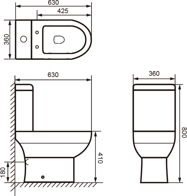 Imprese Malse c06204503 Габаритні розміри