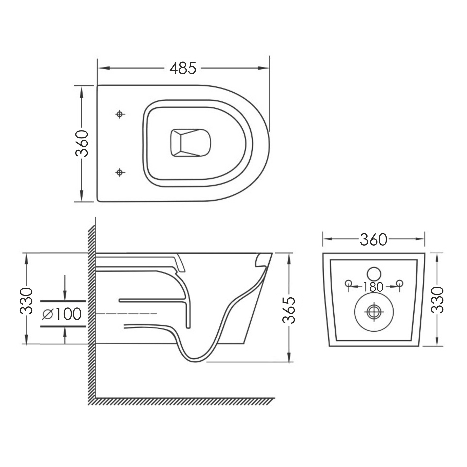 Imprese Dobry c06802203 Габаритні розміри