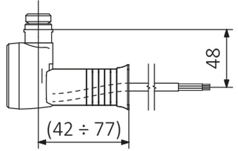 Terma MOA 300W (WEMOA03-T916M) со скрытым монтажом, белый Габаритные размеры