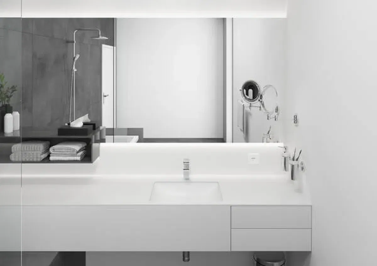 Змішувач для умивальника Hansgrohe Vernis Shape 100 Chrome 71561000 ціна 6225 грн - фотографія 2