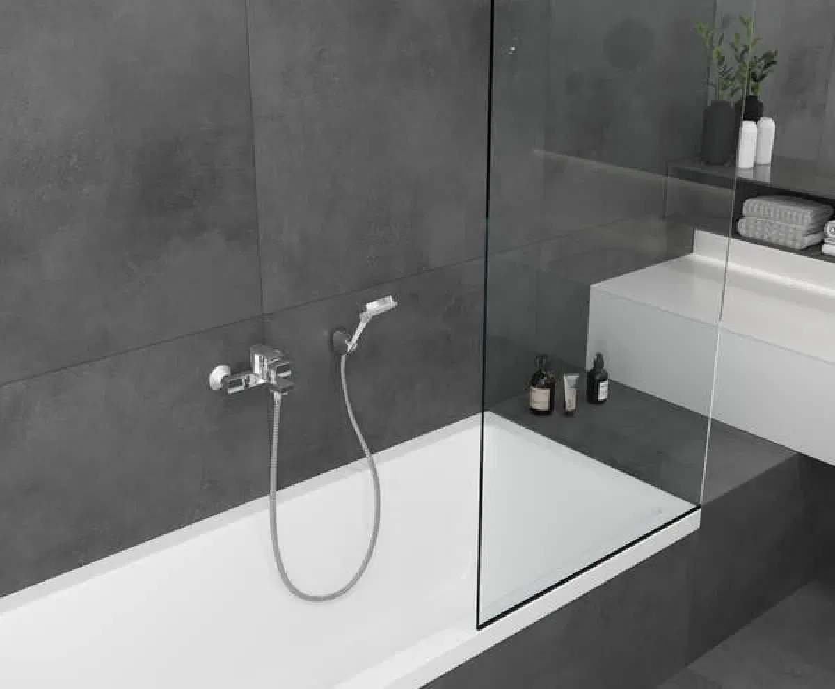 Змішувач для ванни Hansgrohe Vernis Shape Chrome 71450000 ціна 7227 грн - фотографія 2