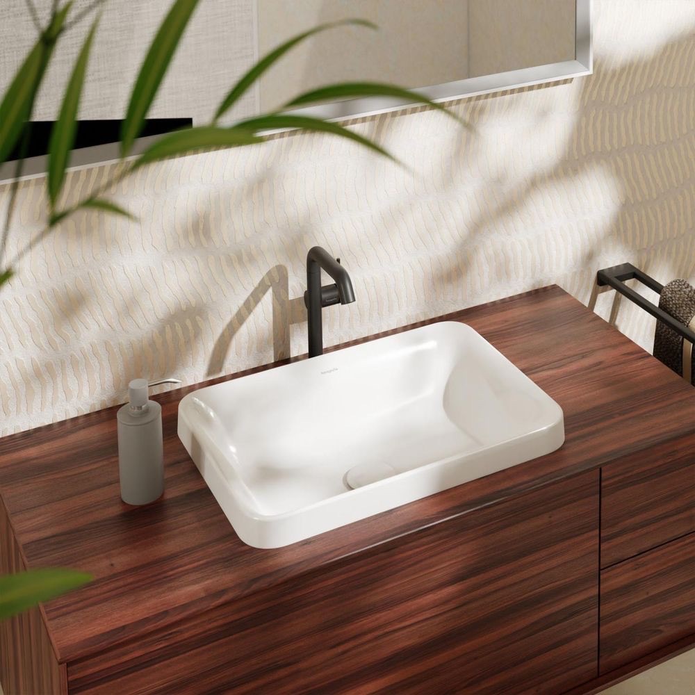 Умывальник Hansgrohe Xuniva Q SmartClean White 61066450 цена 19576 грн - фотография 2