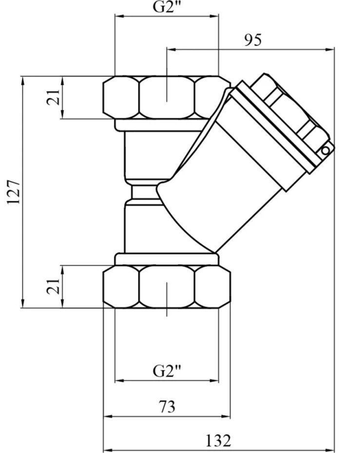 Karro 2" KR-7006 Габаритные размеры