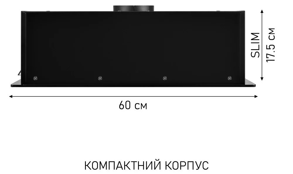 огляд товару Кухонна витяжка Minola HBI 6473 BL GLASS 800 LED Line - фотографія 12